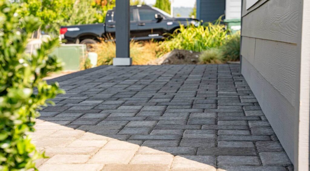 concrete patio pattern